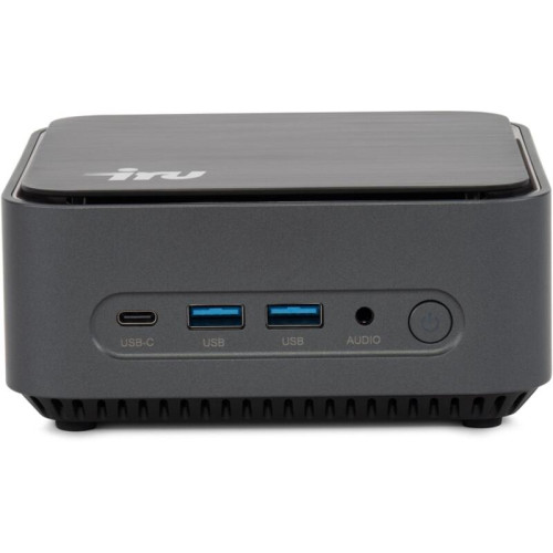 Неттоп IRU Planio 110ALCN slim N100 (1.44) 8Gb SSD256Gb UHDG Windows 11 Pro 64 GbitEth WiFi BT 30W черный (RUS) (2164236)