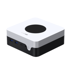 Компьютер/ Chuwi LarkBox X  Intel Core i3 1220P(1.5Ghz)/8192Mb/256SSDGb/Int:Intel UHD Graphics/BT/WiFi/war 1y/0.4kg/Grey+White/Win11Pro + USB2.0*2/USB3.2*2/Type-C*1/HDMI*1/DP*1/RJ45*2/WIFI6,BT5.2/bracket