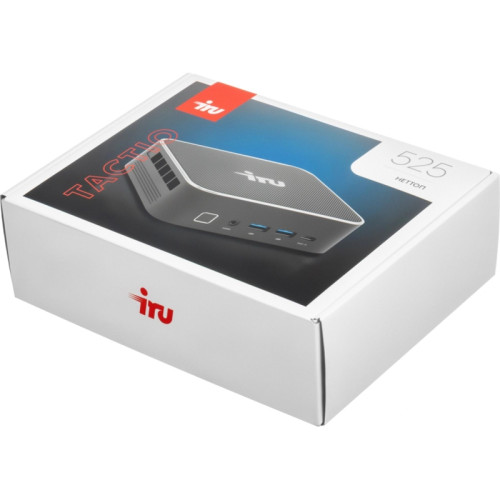 Неттоп IRU Tactio 525 Ryzen 5 6600H (3.3) 16Gb SSD1Tb 660M Windows 11 Pro GbitEth WiFi BT 120W черный (RUS) (2164337)