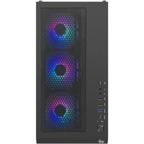ПК IRU Tactio 510B7GP TWR i7 14700F (2.1) 64Gb SSD1Tb RTX5070 12Gb FreeDOS GbitEth 750W черный (RUS) (2146245)