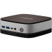 ПК Мини Osio BaseLine B51i-017 i5 1235U (1.3) 16Gb SSD512Gb Iris Xe Windows 11 Pro 64 GbitEth WiFi BT 59.85W коричневый/серебристый