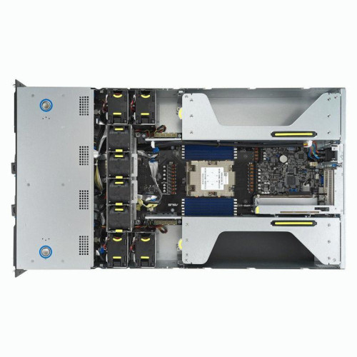 Серверная платформа/ ASUS ESC4000A-E12-SKU1, 2U GPU, 1 x SP5 LGA6096 EPYC 9004 (400W), 12DIMM DDR5, 2 x 2.5