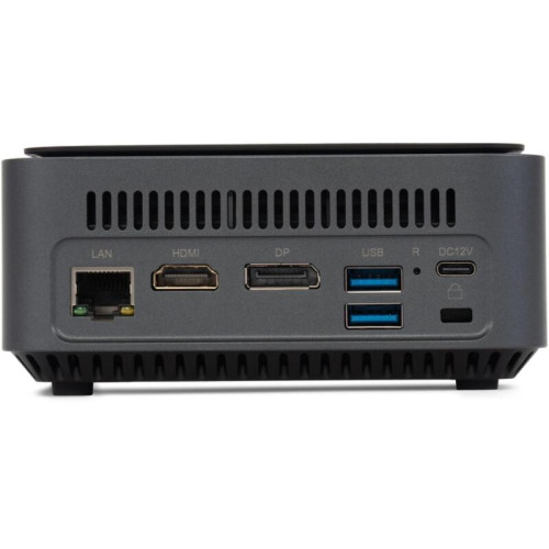 Неттоп IRU Planio 110ALCN slim N100 (1.44) 8Gb SSD256Gb UHDG Windows 11 Pro 64 GbitEth WiFi BT 30W черный (RUS) (2164236)