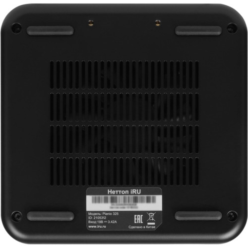 Неттоп IRU Planio 325 Ryzen 5 3500U (2.1) 8Gb SSD512Gb Vega 8 Windows 11 Pro GbitEth WiFi BT 65W черный (RUS) (2180266)