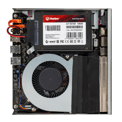 Мини ПК/ HIPER FACTUM FT20  Intel Core i5 14400(2.5Ghz)/16384Mb/512PCISSDGb/noDVD/BT/WiFi/war 1y/1.3kg/черный/Win11Pro + БП 120Вт/металл/VESA Адаптер на 75х75, 100х100