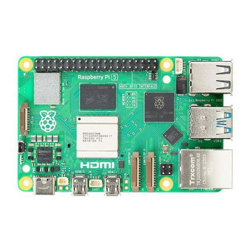 Одноплатный компьютер Raspberry Pi 5 4GB RAM Retail, (RA770) Broadcom BCM2712 Quad core Cortex-A76 64-bit CPU, VideoCore VII GPU, Dual 4Kp60 HDMI display output, 4Kp60 HEVC decoder, 802.11ac WiFi, Bluetooth,2x USB 3.0, 2xUSB 2.0, 2x micro-HDMI, Разъем пит