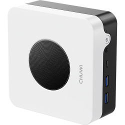 Chuwi LarkBox X  Intel N-series N150(0.8Ghz)/12288Mb/512SSDGb/Int:Intel UHD Graphics/BT/WiFi/war 1y/0.4kg/Grey+White/Win11Pro + USB2.0*2/USB3.2*2/Type-C*1/HDMI*1/DP*1/RJ45*2/WIFI6,BT5.2/bracket
