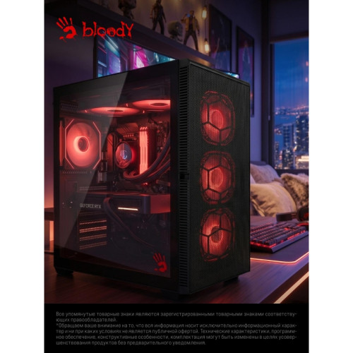 ПК Bloody BD-PC CB76T2 TWR i5 14400F (2.5) 32Gb SSD1Tb RTX5060 8Gb Windows 11 Home 64 GbitEth 650W черный (RUS) (2141962) ПК Bloody BD-PC CB76T2 TWR i5 14400F (2.5) 32Gb SSD1Tb RTX5060 8Gb Windows 11 Home 64 GbitEth 650W черный (RUS) (2141962)