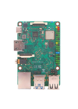 Одноплатный компьютер RockPi  4 Model A 4GB RK3399/4GB {135} (OEM)