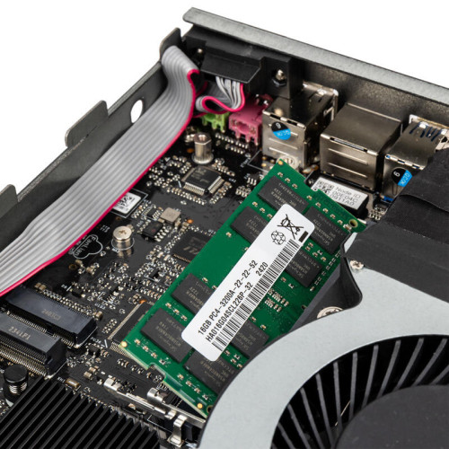 Мини ПК/ HIPER FACTUM FT20  Intel Core i5 14400(2.5Ghz)/16384Mb/512PCISSDGb/noDVD/BT/WiFi/war 1y/1.3kg/черный/Win11Pro + БП 120Вт/металл/VESA Адаптер на 75х75, 100х100