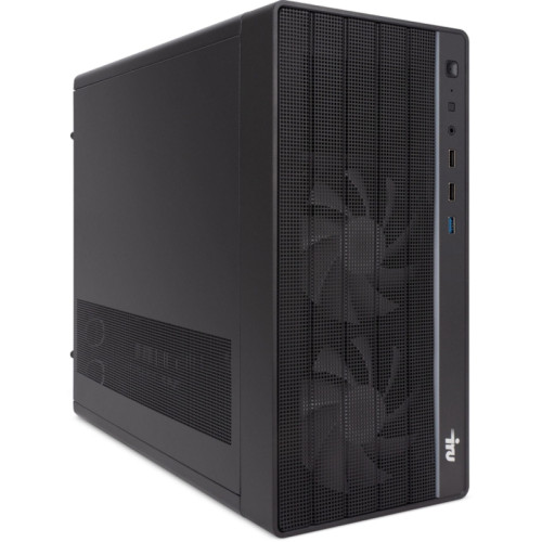 ПК IRU Tactio 320A5SEA MT Ryzen 5 5600 (3.5) 16Gb SSD512Gb RTX3050 6Gb без ОС GbitEth 500W черный (RUS) (2195820)