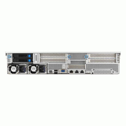Серверная платформа/ ASUS RS521A-E12-RS12U, 2U, 1 x  SP5 (LGA 6096) 4th/5th gen AMD EPYC (STD HS up to 400W), 24 x DIMM slots DDR5 (6400/5600 with 9005 series, 4800 with 9004 series), Up to 5xPCIe Gen5 + 1 OCP3.0, 12 x 3.5
