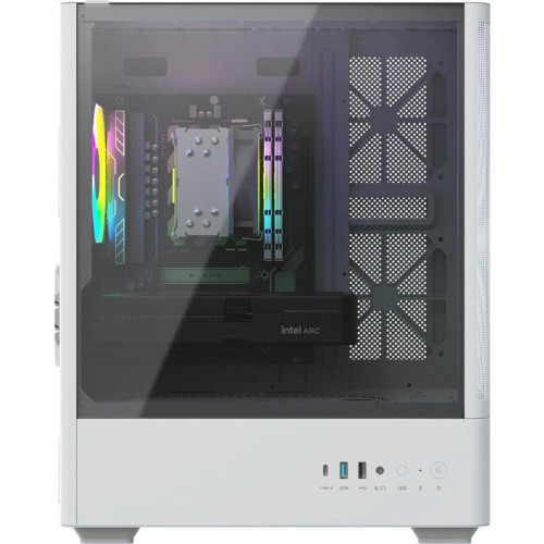 ПК Teclast G03 Ryzen 5 7500F (3.7) 32Gb SSD1Tb Arc B580 12Gb Windows 11 Pro GbitEth WiFi BT 500W белый (G03 7500F32G1TB580WKRU)