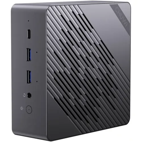 Chuwi AuBox  AMD Ryzen AI 9 365(2Ghz)/32768Mb/1024PCISSDGb/Int:AMD Radeon 880M/BT/WiFi/war 1y/0.74kg/Gold+Black/Win11Pro + Aluminum+plastic/RAM slot*2/bracket/USB2.0*1/USB3.2*2/USB3.0*1/Type-C*2/HDMI*1/DP*1/RJ45*2/WIFI6/BT5