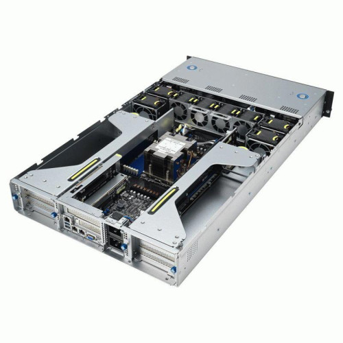 Серверная платформа/ ASUS ESC4000A-E12-SKU1, 2U GPU, 1 x SP5 LGA6096 EPYC 9004 (400W), 12DIMM DDR5, 2 x 2.5