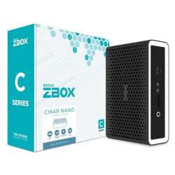 ZOTAC ZBOX NANO, SFF, FANLESS, i5-1335U, 2 DDR5 SODIMM, M.2 SSD, 2.5