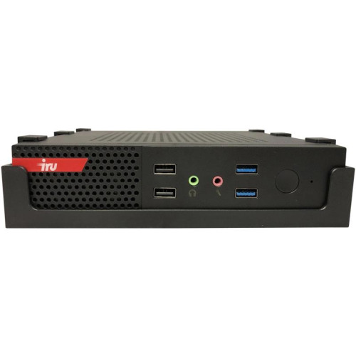 Неттоп IRU Tactio 310H6ATF slim i5 12400 (2.5) 16Gb SSD512Gb UHDG 730 Windows 11 Pro GbitEth WiFi BT 120W черный (RUS) (2131390)