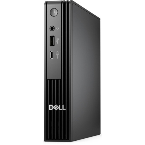 ПК Dell Pro Micro QCM1250 Micro i3 14100T (2.7) 8Gb SSD512Gb UHDG Windows 11 Pro GbitEth WiFi BT 90W мышь клавиатура черный (DPM -3860)
