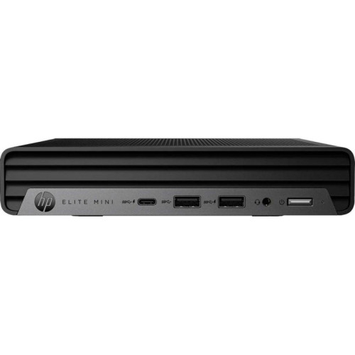 Неттоп HP Elite 800 G9 Mini i5 14500 (2.6) 16Gb SSD512Gb UHDG 770 FreeDOS GbitEth WiFi BT 120W kbNORUS мышь клавиатура черный (C7GG7AT)