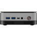 ПК Мини Osio BaseLine B51i-012 i3 1215U (1.2) 16Gb SSD512Gb UHDG Windows 11 Pro 64 GbitEth WiFi BT 59.85W коричневый/серебристый