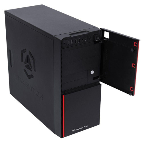 Персональный компьютер Гравитон Д50А RYZEN 5 5600GT/2x8GB/1xSSD512GB/FP_2xUSB2.0/RJ-45POE/450W/K+M/NoOS/3YST Персональный компьютер Гравитон Д50А RYZEN 5 5600GT/2x8GB/1xSSD512GB/FP_2xUSB2.0/RJ-45POE/450W/K+M/NoOS/3YST