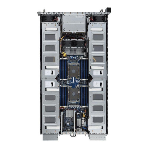 Платформа системного блока Gigabyte G291-2G0 (rev. 100) 2U 16x Single Slot GPU (Tesla T4 only), Dual Intel Xeon Scalable, 24x RDIMM/LRDIMM DDR4, 2x 10Gb/s BASE-T (i550-AM), Aspeed AST2500, 8x 2.5