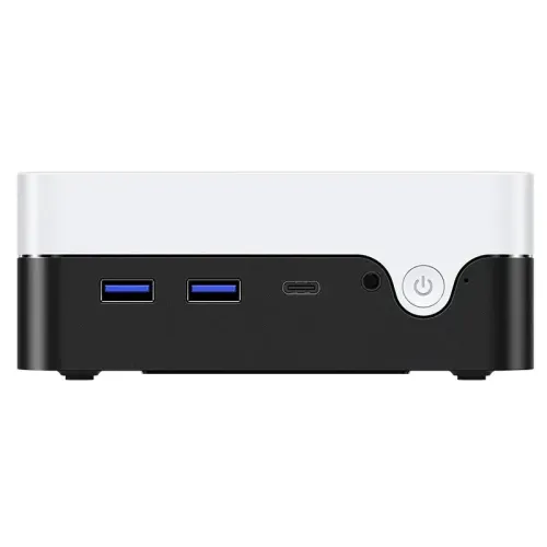 Chuwi LarkBox X  Intel N-series N150(0.8Ghz)/12288Mb/512SSDGb/Int:Intel UHD Graphics/BT/WiFi/war 1y/0.4kg/Grey+White/Win11Home + USB2.0*2/USB3.2*2/Type-C*1/HDMI*1/DP*1/RJ45*2/WIFI6,BT5.2/bracket