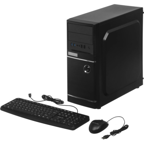 ПК Amur Нарвал A5A14 АМУЕ.466219.002 MT Ryzen 5 3400G (3.7) 8Gb SSD256Gb RX Vega 11 FreeDOS GbitEth 400W мышь клавиатура черный (RUS) (АМУЕ.466219.002 2169402)