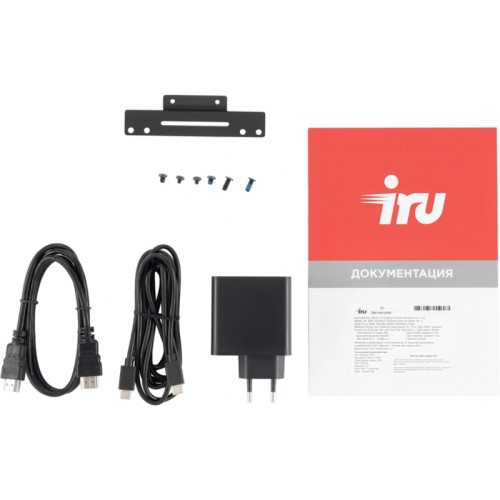 Неттоп IRU Tactio 515 i5 12450H (2) 16Gb SSD512Gb Iris Xe Windows 11 Pro 64 2xGbitEth WiFi BT 100W серый (RUS) (2195518)
