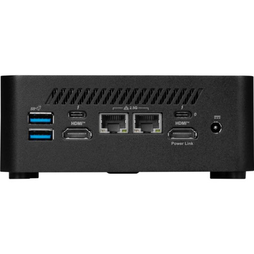 Неттоп MSI Cubi NUC 1M-045XRU Core 3 100U (1.2) 8Gb SSD512Gb Graphics CR без ОС 2xGbitEth WiFi BT 120W черный (9S6-B0B111-219)