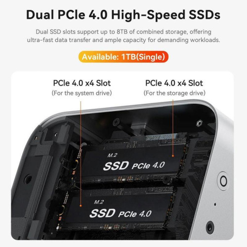 Мини-компьютер BL/SER9/255/32G/1TB/Space Gray Мини-компьютер BL/SER9/255/32G/1TB/Space Gray