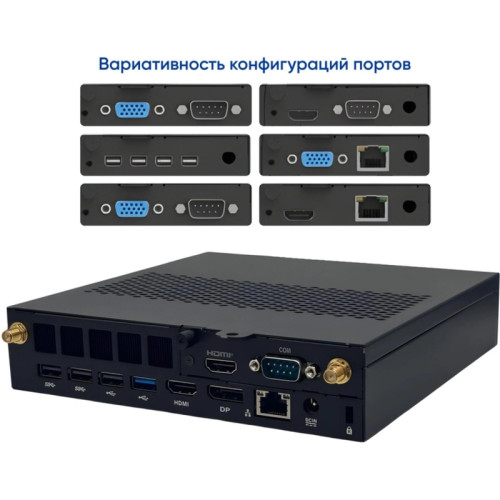 Неттоп IRU 310H6ITF i5 13400 (2.5) 16Gb SSD512Gb UHDG 730 без ОС GbitEth WiFi BT 90W черный (2122068)