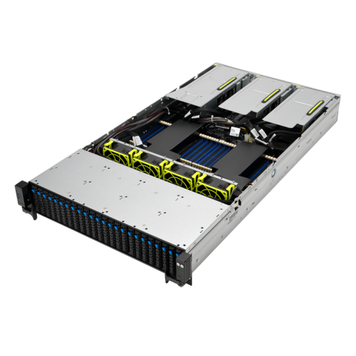 Платформа системного блока ASUS RS720-E10-RS24U 6x SFF8643 (SAS/SATA)+ 4x SFF8654x8 (support 24xNVME with expander) on the backplane, 2x 10GbE (Intel x710), 2x 1600W (90SF00Z3-M000T0) (466185) (10G-1,6KW)