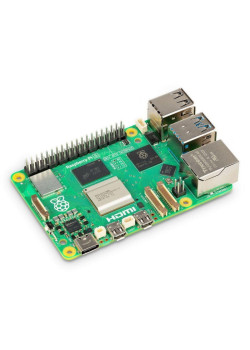 Одноплатный компьютер Raspberry Pi 5 8GB RAM Retail, (RA777) Broadcom BCM2712 Quad core Cortex-A76 64-bit CPU, VideoCore VII GPU, Dual 4Kp60 HDMI display output, 4Kp60 HEVC decoder, 802.11ac WiFi, Bluetooth,2x USB 3.0, 2xUSB 2.0, 2x micro-HDMI, Разъем пит