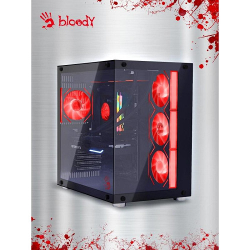ПК Bloody BD-PC CZ79C3 MT i5 14600KF (3.5) 32Gb SSD1Tb RTX5070 12Gb Windows 11 Home 64 2.5xGbitEth WiFi BT 850W черный (RUS) (2129071)
