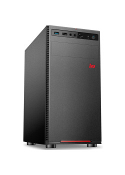 ПК IRU Planio 320A5S0 MT Ryzen 5 5600G (3.9) 16Gb SSD500Gb RGr без ОС GbitEth 400W черный (RUS) (2195817)