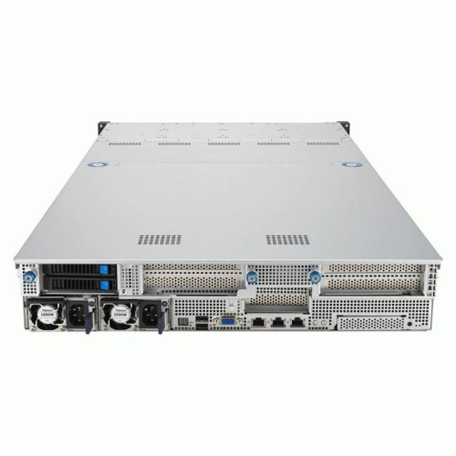 Серверная платформа/ ASUS RS521A-E12-RS12U, 2U, 1 x  SP5 (LGA 6096) 4th/5th gen AMD EPYC (STD HS up to 400W), 24 x DIMM slots DDR5 (6400/5600 with 9005 series, 4800 with 9004 series), Up to 5xPCIe Gen5 + 1 OCP3.0, 12 x 3.5