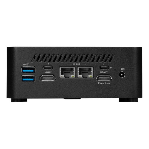 Неттоп MSI Cubi NUC 1M-052BRU  Core 5 120U (1.4) HDG630 noOS GbitEth WiFi BT 120W черный (936-B0B111-052)