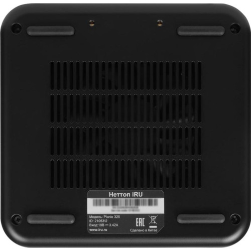 Неттоп IRU Planio 325 Ryzen 5 3500U (2.1) 16Gb SSD512Gb Vega 8 Windows 11 Pro GbitEth WiFi BT 65W черный (2105312)