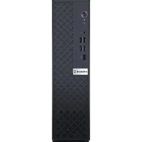 Персональный компьютер/ Kvadra TAU  Intel Core i5 12500(3Ghz)/16384Mb/512SSDGb/Ext:Intel UHD Graphics 770/war 1y/black/noOS