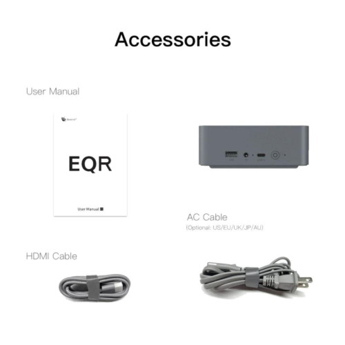 Мини-компьютер BL/EQR7-LP4/7735U/24G/1TB/2.5Gx2/Milky Grey Мини-компьютер BL/EQR7-LP4/7735U/24G/1TB/2.5Gx2/Milky Grey