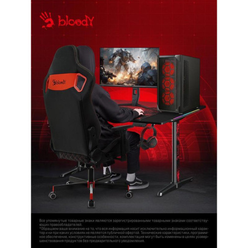 ПК Bloody BD-PC RB65C2 MT Ryzen 5 7500F (3.7) 32Gb SSD1Tb RX 7700XT 12Gb Windows 11 Home 64 2.5Gigabit WiFi BT 650W черный (RUS) (2111350)