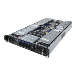 Платформа системного блока Gigabyte G291-2G0 (rev. 100) 2U 16x Single Slot GPU (Tesla T4 only), Dual Intel Xeon Scalable, 24x RDIMM/LRDIMM DDR4, 2x 10Gb/s BASE-T (i550-AM), Aspeed AST2500, 8x 2.5