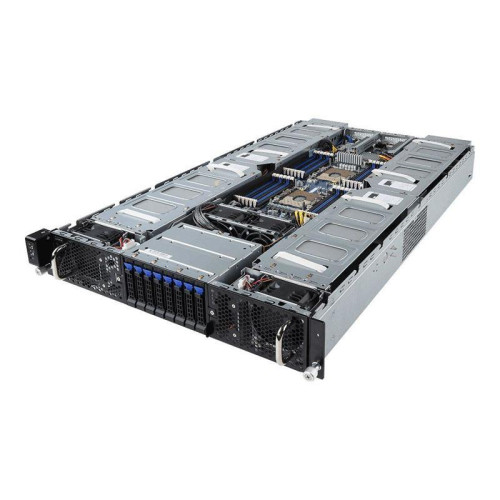 Платформа системного блока Gigabyte G291-2G0 (rev. 100) 2U 16x Single Slot GPU (Tesla T4 only), Dual Intel Xeon Scalable, 24x RDIMM/LRDIMM DDR4, 2x 10Gb/s BASE-T (i550-AM), Aspeed AST2500, 8x 2.5