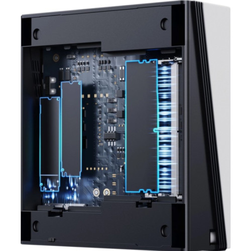 Chuwi Ubox  AMD Ryzen 5 6600H(3.3Ghz)/16384Mb/512PCISSDGb/Int:AMD Radeon 660M/BT/WiFi/war 1y/1.35kg/Iron Gray/Win11Pro + DDR5 (SODIMM MAX 64GB)(RAM slot*2)/USB2.0*1/USB3.2G1*3/Type-C*1(DP,PD)/HDMI*1/DP*1/RJ45*2/WIFI6,BT5.