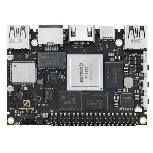 Одноплатный компьютер Khadas Edge-V Pro Rockchip RK3399, 64-bit Hexa-Core, KEGV-P-002 Одноплатный компьютер Khadas Edge-V Pro Rockchip RK3399, 64-bit Hexa-Core, KEGV-P-002
