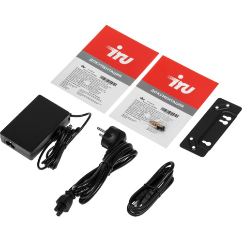 Неттоп IRU Tactio 525 Ryzen 5 6600H (3.3) 16Gb SSD512Gb 660M Windows 11 Pro GbitEth WiFi BT 120W черный (RUS) (2164239)