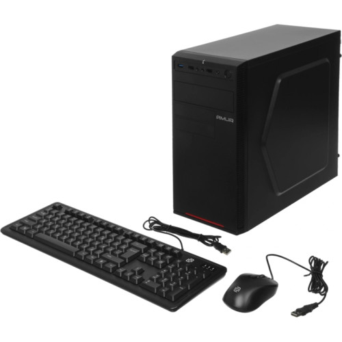 Компьютер AMUR Нарвал B7I21 АМУЕ.466219.002 Intel Core i3 12100,  DDR5 16ГБ, 512ГБ SSD, Intel UHD Graphics 730,  FreeDOS,  черный [амуе.466219.002 2147008]
