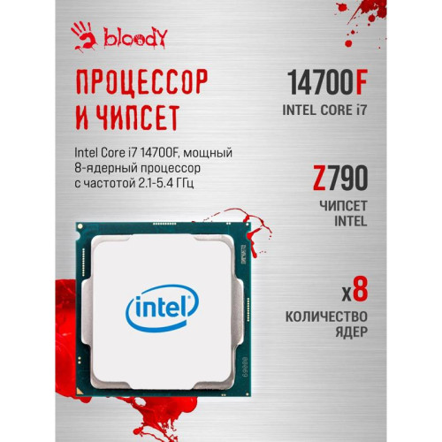ПК Bloody BD-PC CZ79C3 MT i7 14700KF (3.4) 64Gb SSD1Tb RTX5070Ti 16Gb Windows 11 Home 64 GbitEth 850W черный (RUS) (2129080)