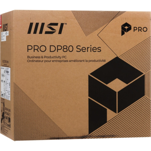ПК/ MSI PRO DP80 AI A2G-275XRU  Intel Core Ultra 5 225(3.3Ghz)/16384Mb/512PCISSDGb/noDVD/Int:Intel Graphics/BT/WiFi/war 1y/Black/noOS + no KB+M